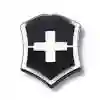 Pin Escudo Suizo Negro 4.1888.3 / Color Negro