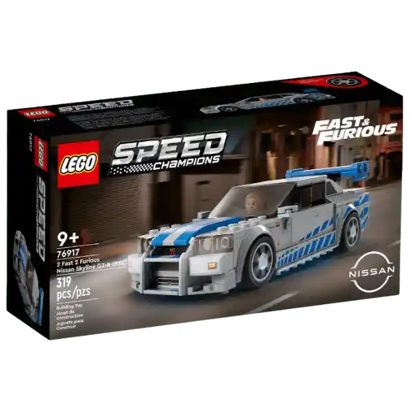 Lego Speed Champions 2 Fast 2 Furious Nissan Skyline Gt-r(r34) 319 Piezas 76917