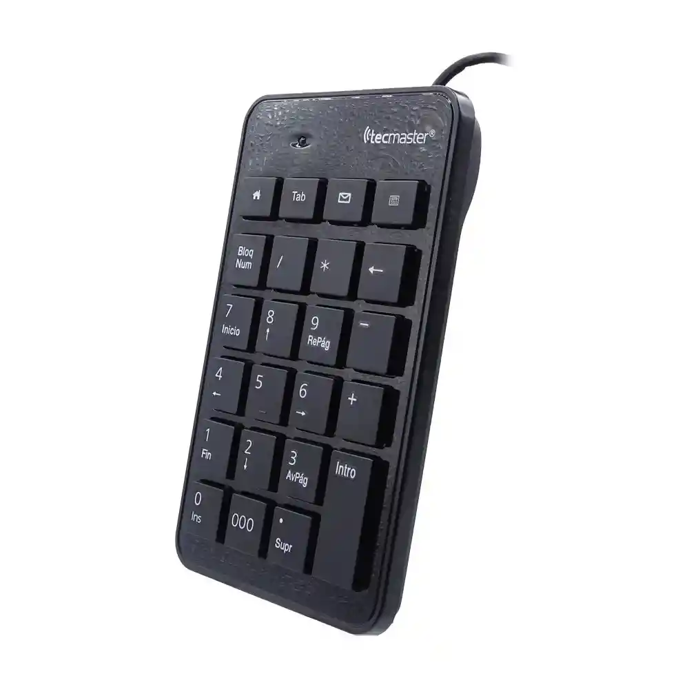 Teclado Numérico Tecmaster Usb Negro