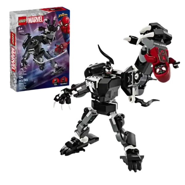 Lego Marvel Armadura Robótica De Venom Vs.miles Morales 134 Piezas 76276