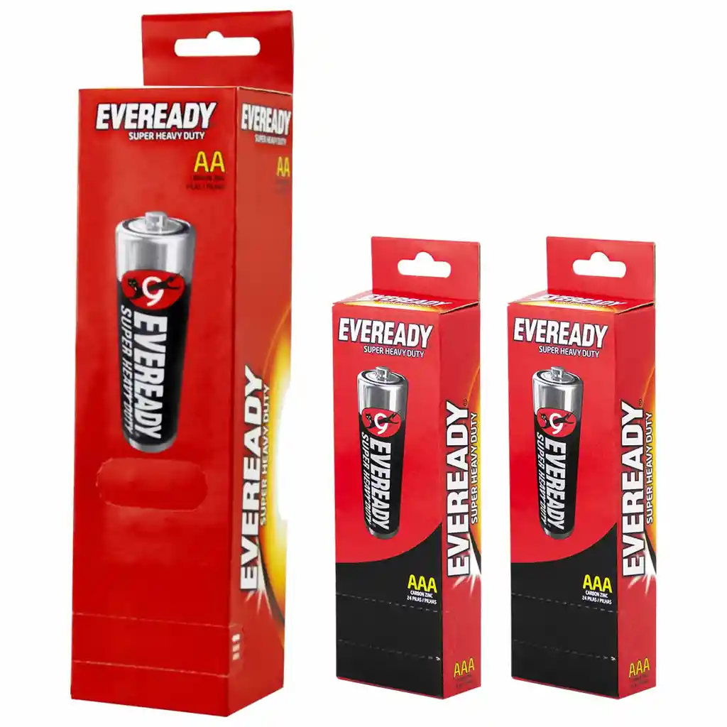 Pack 60 Pilas Eveready Aa Convencional