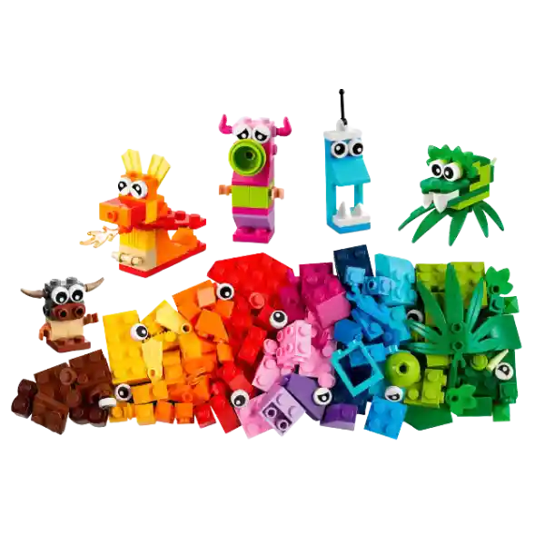 Lego Classic Creative Monsters 140 Piezas 11017