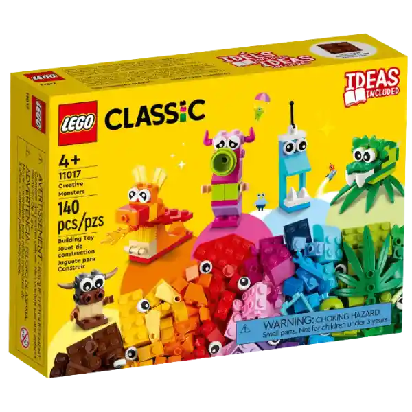 Lego Classic Creative Monsters 140 Piezas 11017