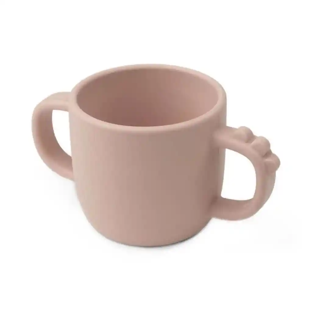 Taza De Silicona Con 2 Asas Peeakboo Croco - Rosa