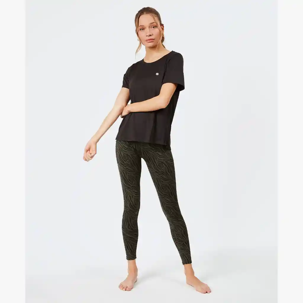 Polera Deportiva Mujer Court M Negro