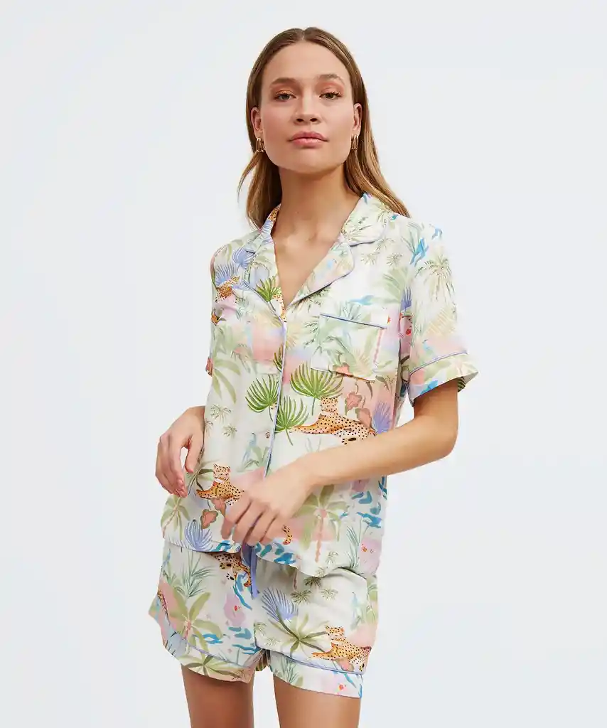 Pijama Mujer Camisero The Artist Project By @tatisoko S Blanco