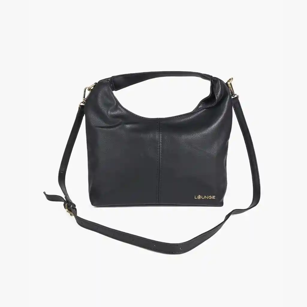 Cartera Bandolera Mujer Media Luna Negro