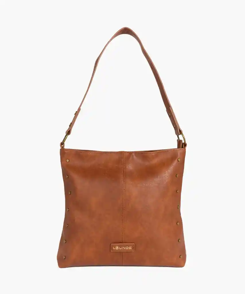 Cartera De Hombro Mujer Rectangular Café