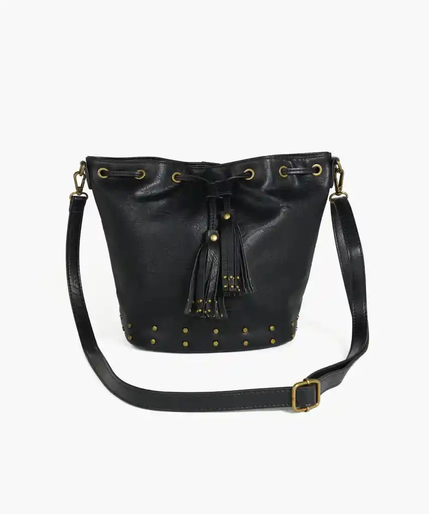 Cartera Mochila Mujer Bucket Negro