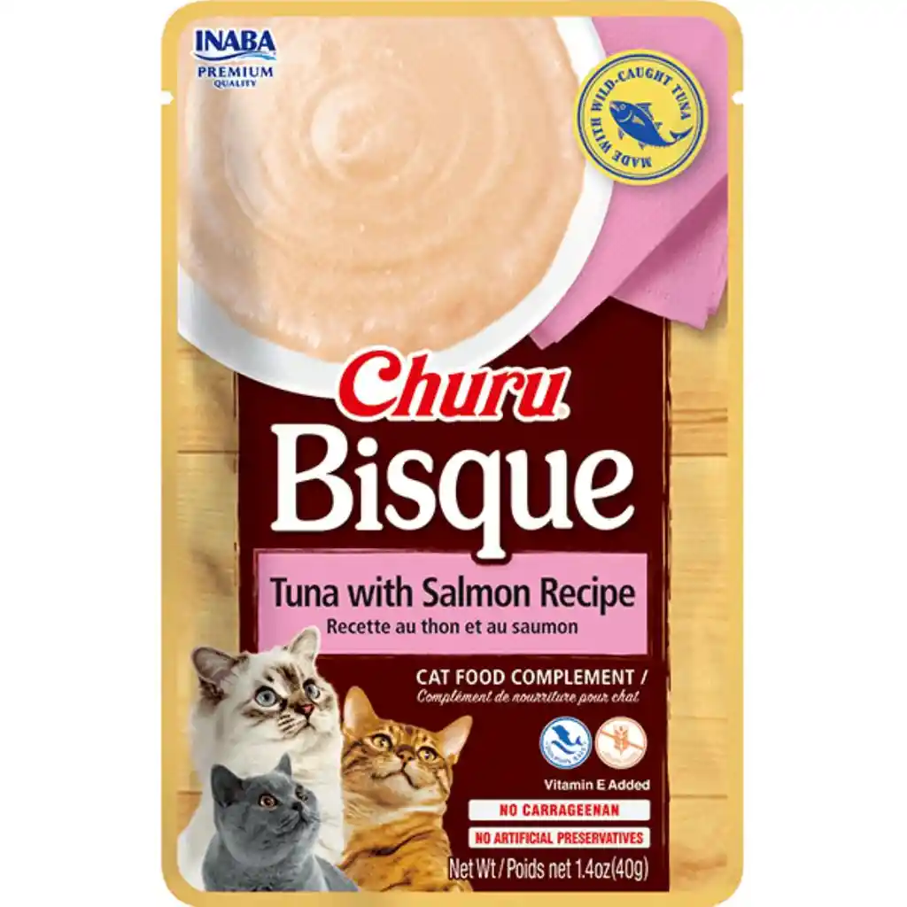 Inaba Churu Bisque Tuna With Salmon