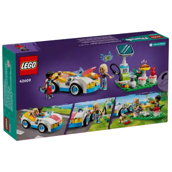 Lego Friends Auto Eléctrico Y Cargador 170 Piezas 42609