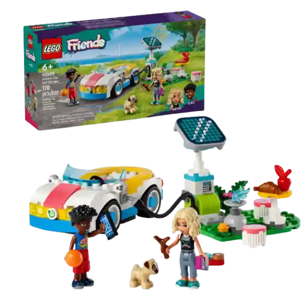 Lego Friends Auto Eléctrico Y Cargador 170 Piezas 42609