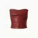 Wine Strapless Top S