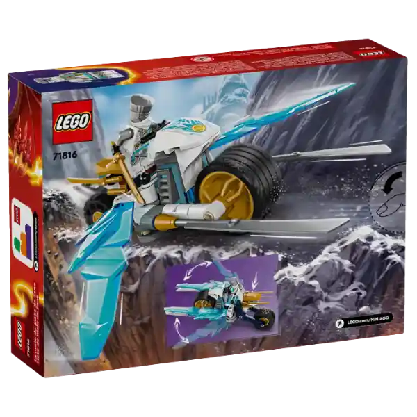 Lego Ninjago Moto De Hielo De Zane 84 Piezas 71816