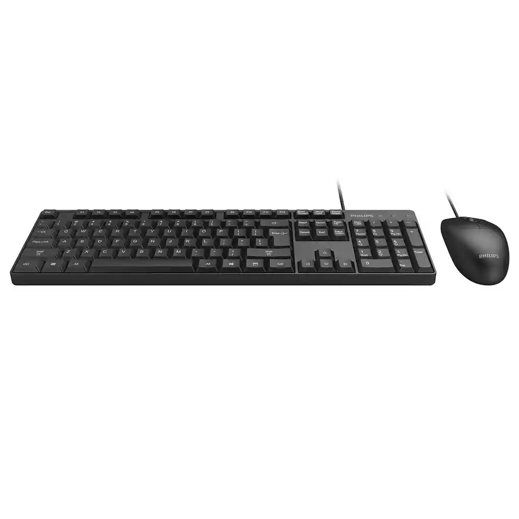 Kit Combo Teclado Y Mouse Philips C224 Spt6254