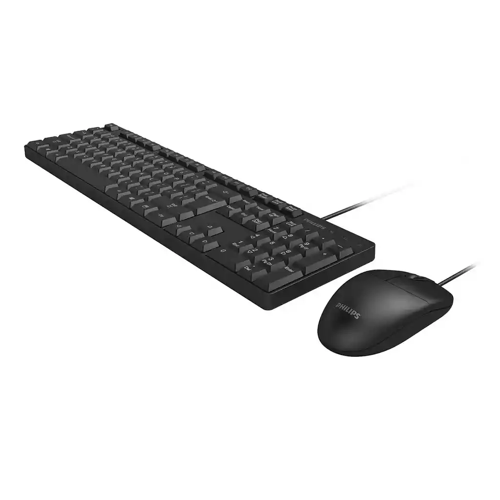 Kit Combo Teclado Y Mouse Philips C224 Spt6254