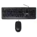 Kit Combo Teclado Y Mouse Km-160 Cableado Genius