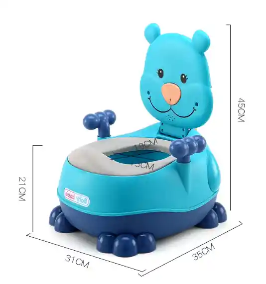 Pelela Baño Niñosas Aprendizaje Tipo Wc Animales Azul