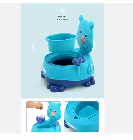 Pelela Baño Niñosas Aprendizaje Tipo Wc Animales Azul