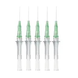 Pack 5 Catéter Intravenoso ( Aguja Calibre 18g 1 ¼´´ (32 Mm)) - Color Verde