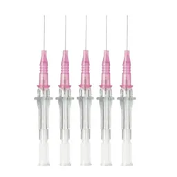 Pack X 5 Catéter Intravenoso ( Aguja Calibre 20g 1 ¼´´ (32 Mm)) - Color Rosado