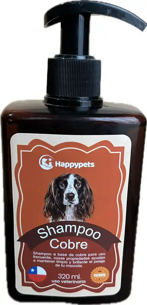 Shampoo Cobre Hipoalergenico Happypets