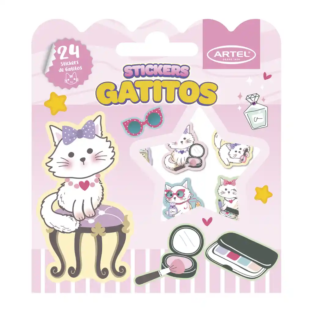 Pack De Stickers Perros Y Gatos