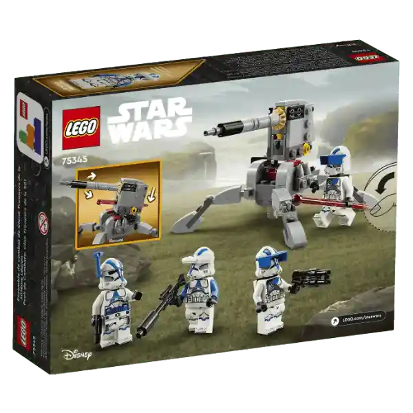 Lego Star Wars Pack De Combate Clon Troopers De La 501 119 Piezas 75345