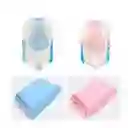 Hamaca Malla Para Bañera Tina De Bebe 4 Puntas Azul