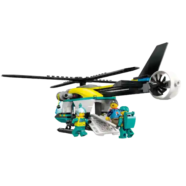 Lego City Helicóptero De Rescate Para Emergencias 226 Piezas 60405