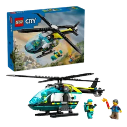 Lego City Helicóptero De Rescate Para Emergencias 226 Piezas 60405