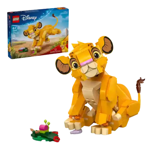 Lego Disney El Rey León Simba Cachorro 222 Piezas 43243