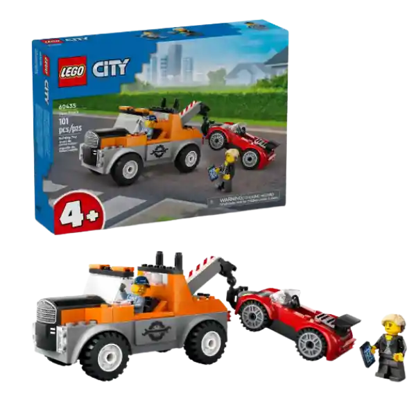 Lego City Camión Grúa 101 Piezas 60435