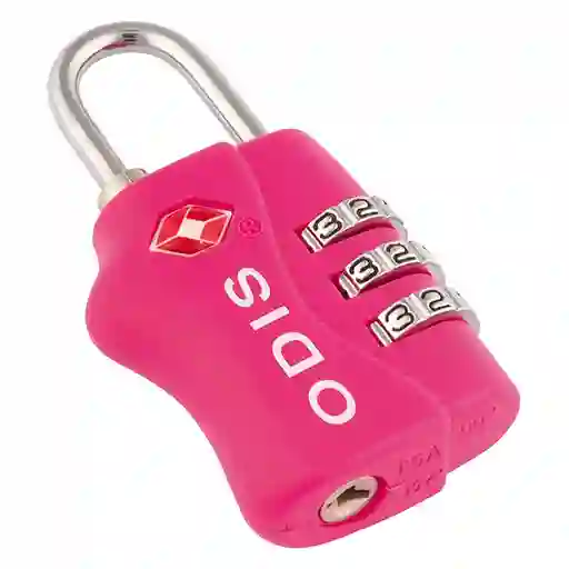 Candado Odis Tsa Maleta Viaje 33mm Combinación - Rosado