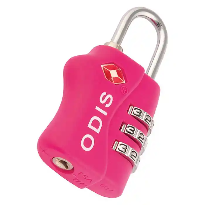 Candado Odis Tsa Maleta Viaje 33mm Combinación - Rosado