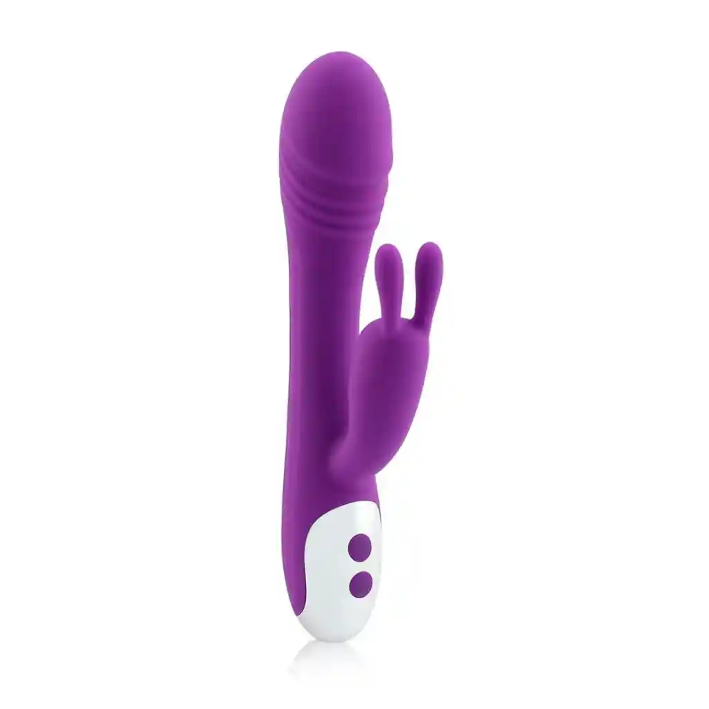Vibrador Rabbit Doble Con Estimulación De Clítoris