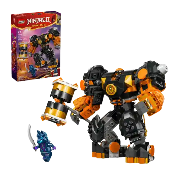 Lego Ninjago Mech Elemental De La Tierra De Cole 235 Piezas 71806