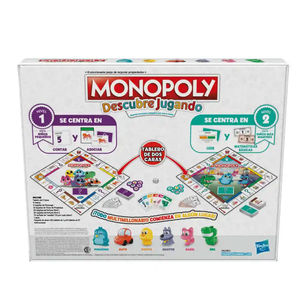 Monopoly Descubre Jugando Juego De Mesa Hasbro