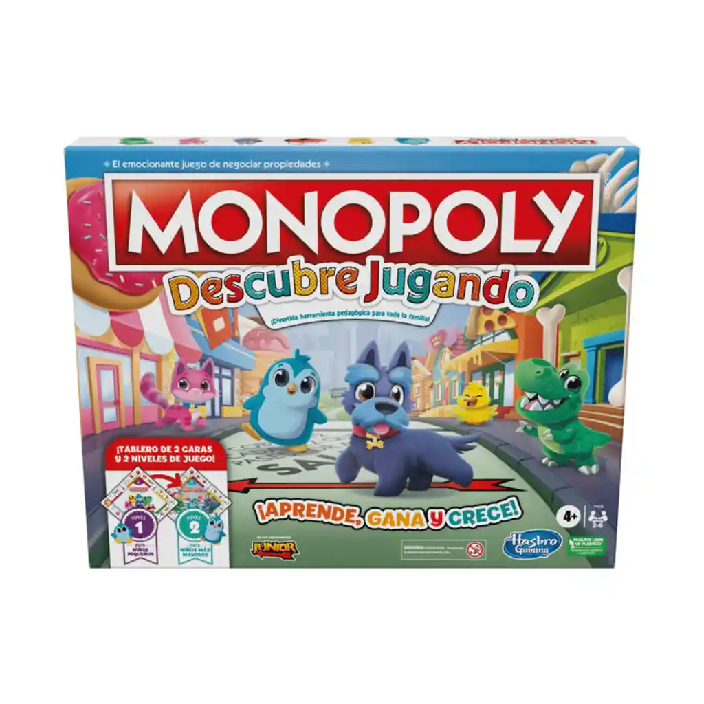 Monopoly Descubre Jugando Juego De Mesa Hasbro