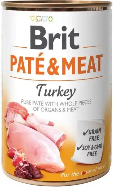 Brit Care Alimento Humedo Para Perro Paté Meat Turkey