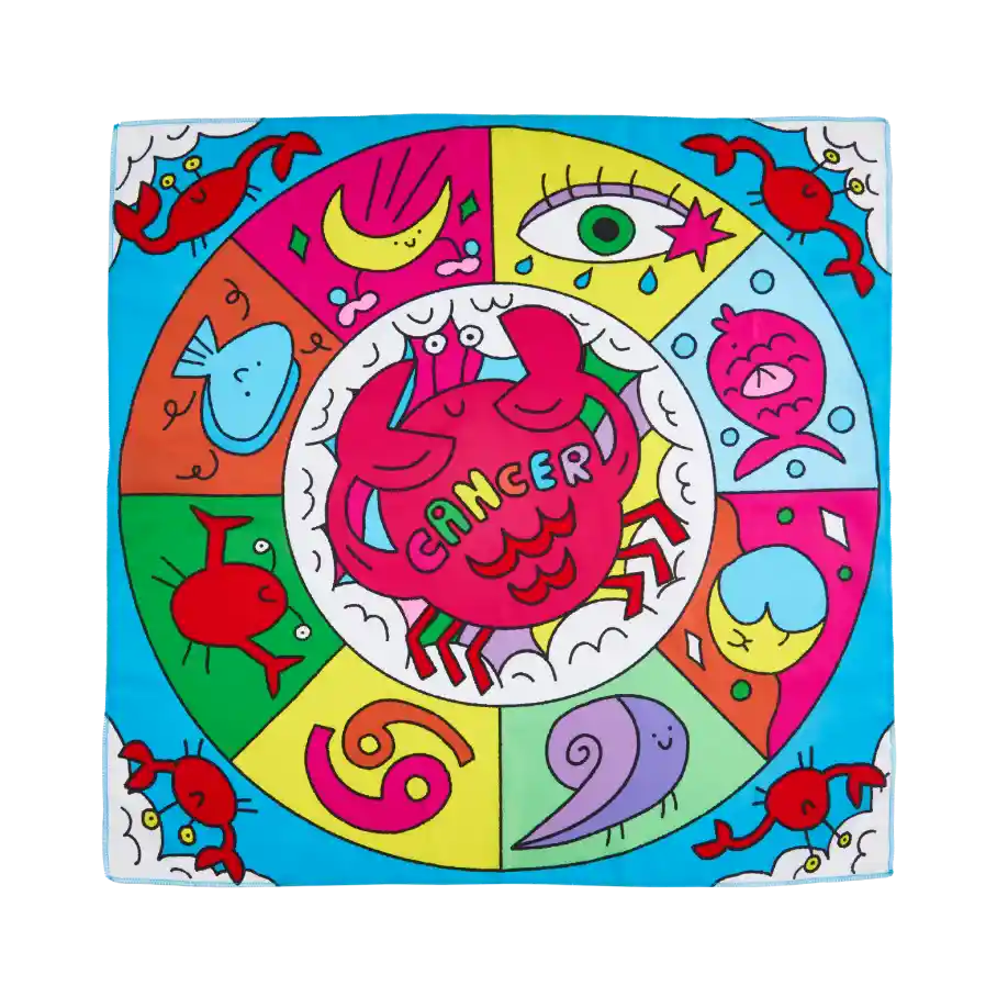 Cancer Zodiac Knot Wrap