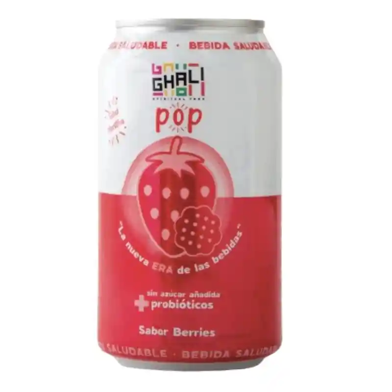 Ghali Pop Berries + Probióticos 350cc