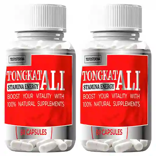 2 Frascos Tongkat Ali Testosterona Potenciador Afrodisiaco