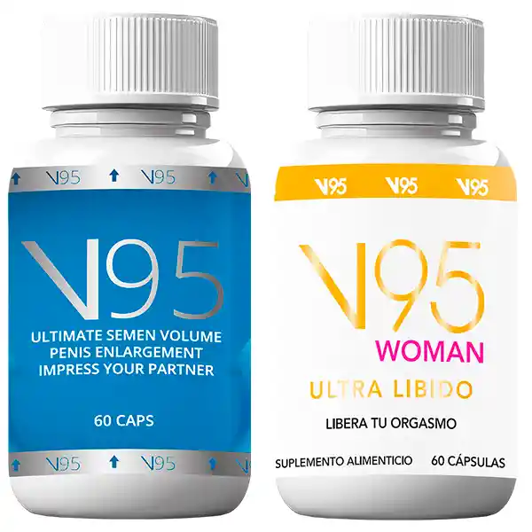 V95 De Hombre + V95 Woman Potenciador Testosterona Viagra