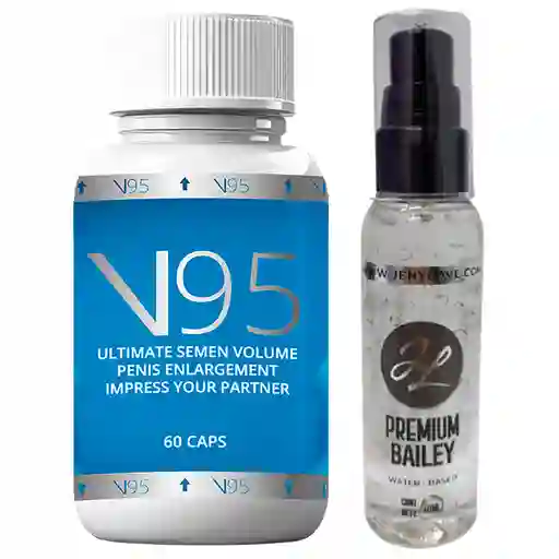 V95 Viagra Natural + Lubricante Anal Y Vaginal Intimo Neutro