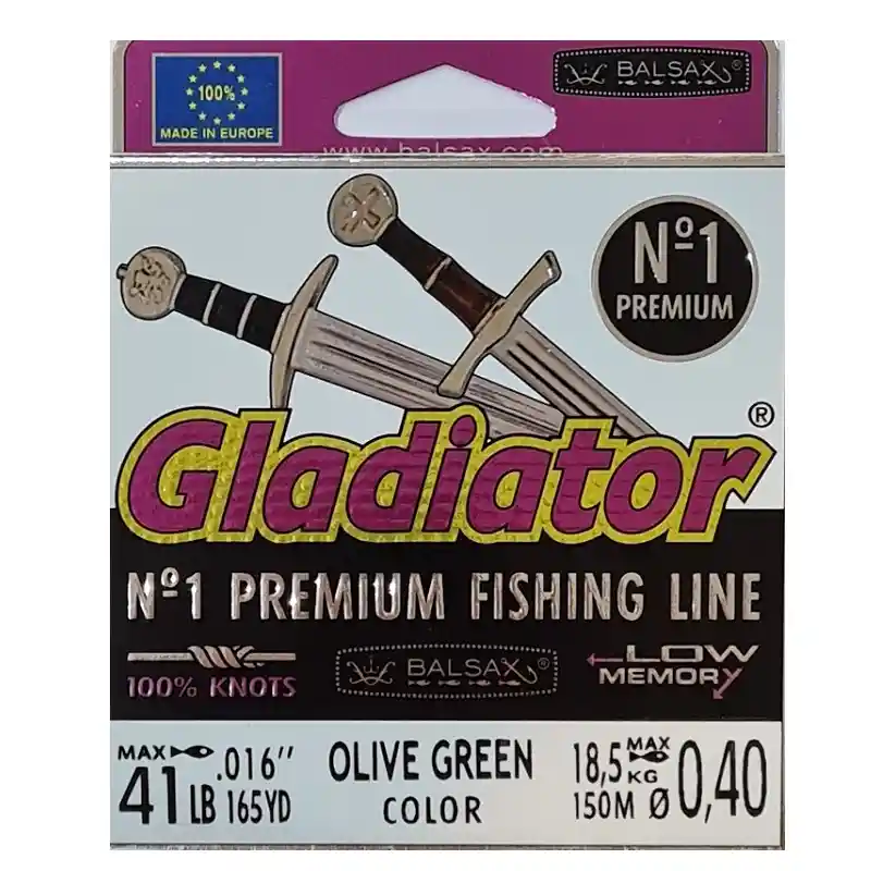 Nylon De Pesca Balsax Gladatr 0,40mm 150mts