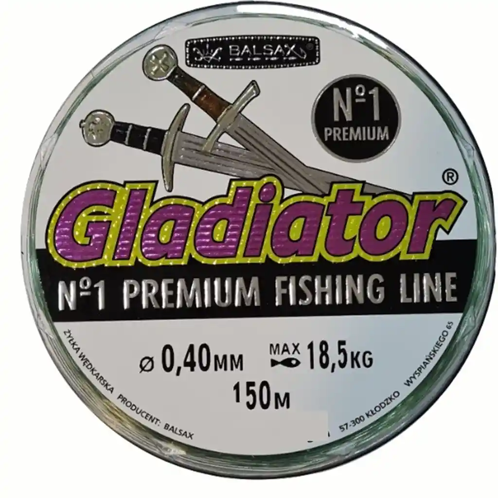 Nylon De Pesca Balsax Gladatr 0,40mm 150mts