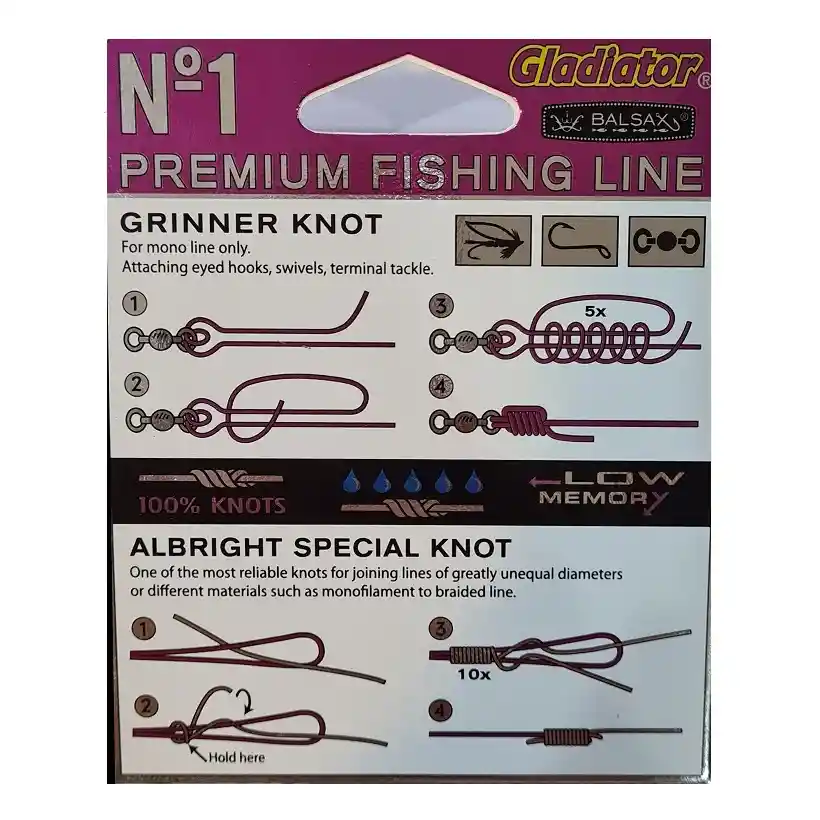 Nylon De Pesca Balsax Gladatr 0,40mm 150mts