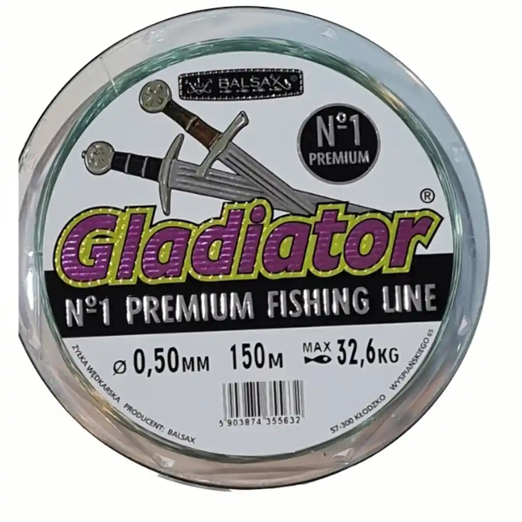 Nylon De Pesca Balsax Gladiator 0,50mm 150mts