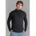 Ultimate Midi Zipper Sport Hombre Black Onyx - Xl